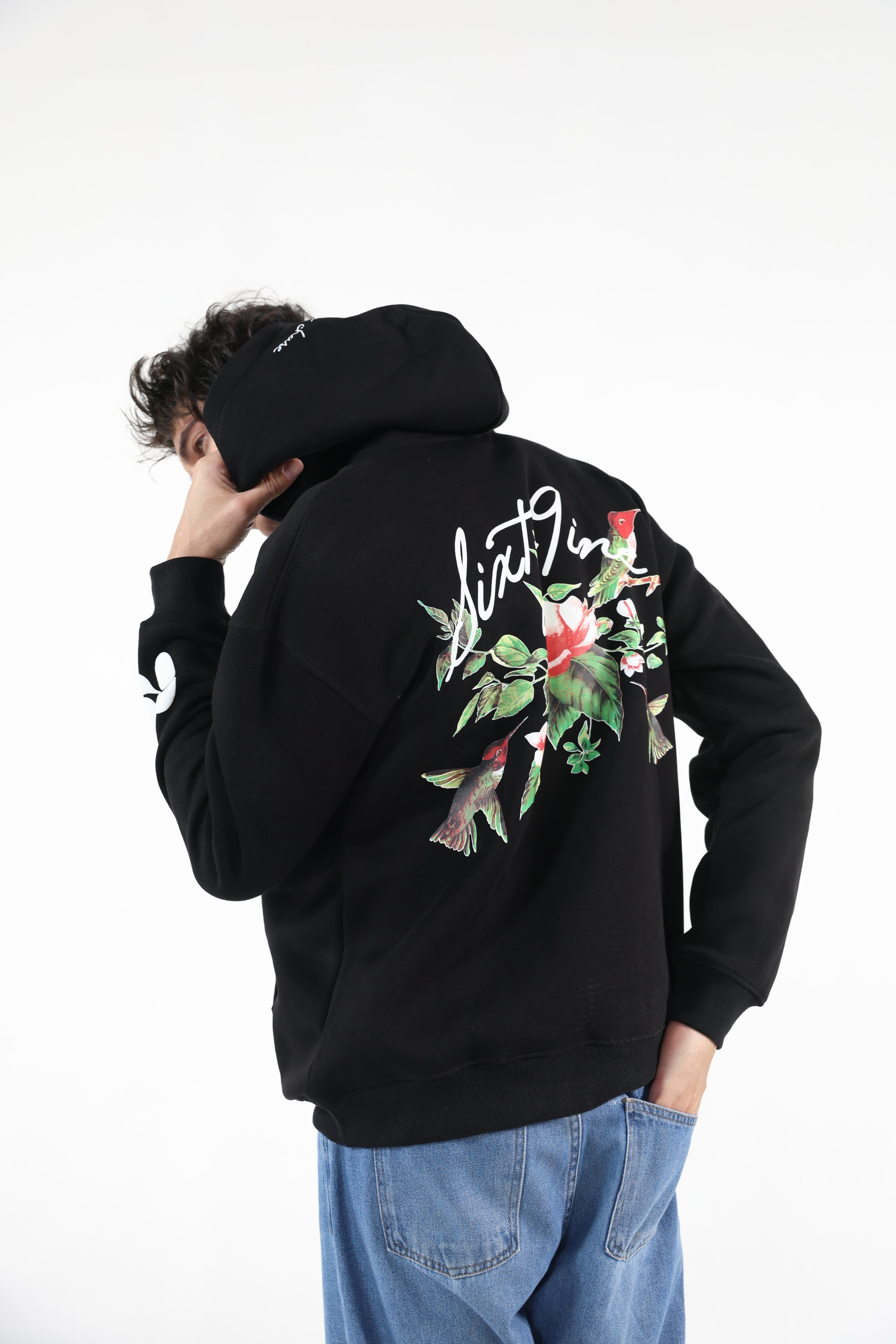 Midnight Bloom Hoodie